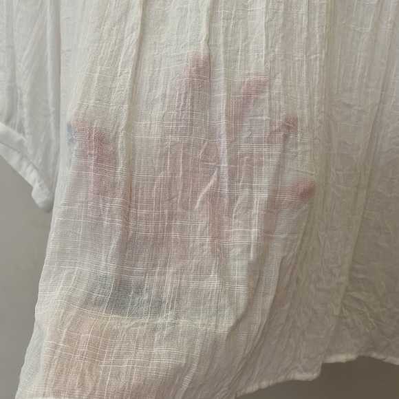 FOREVER 21 lace up white shirt - Picture 8 of 8